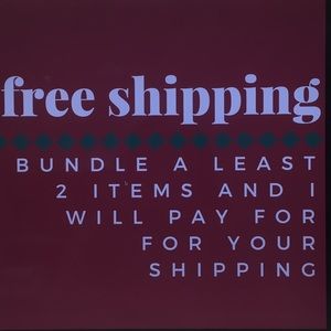 Free shipping with bundles!!! End of year sale!